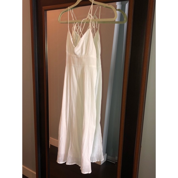 Aritzia vintage white cotton linen dress - Picture 4 of 6